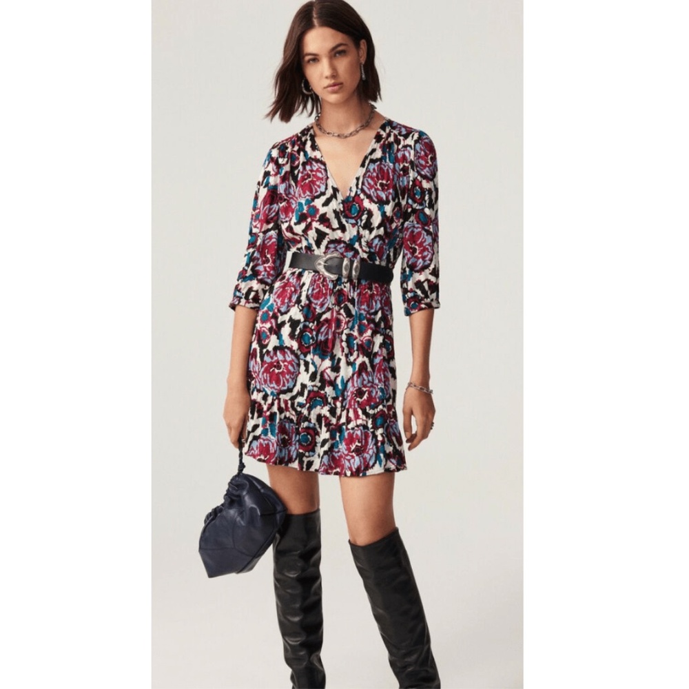 BA&SH: GULIA DRESS IN ECRUO (NWT)